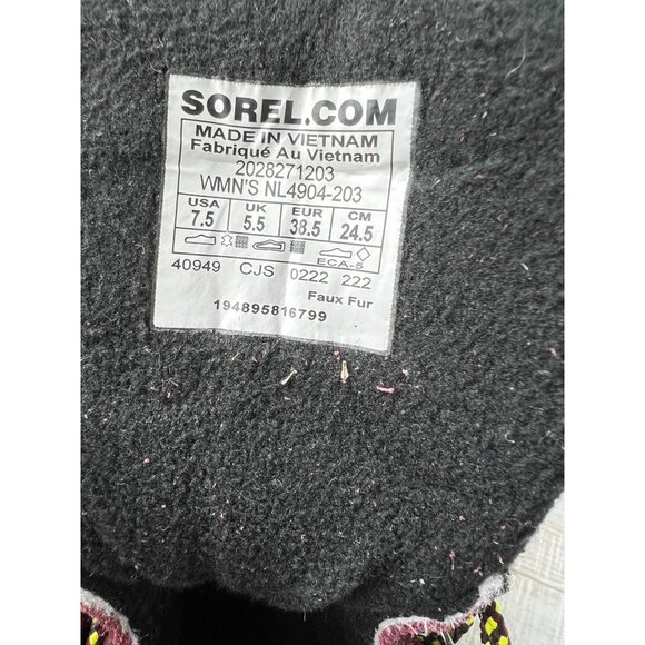 Sorel Womens Kinetic Conquest Breakthru Waterproof Insulated Boots Size 7.5 US - Picture 12 of 13